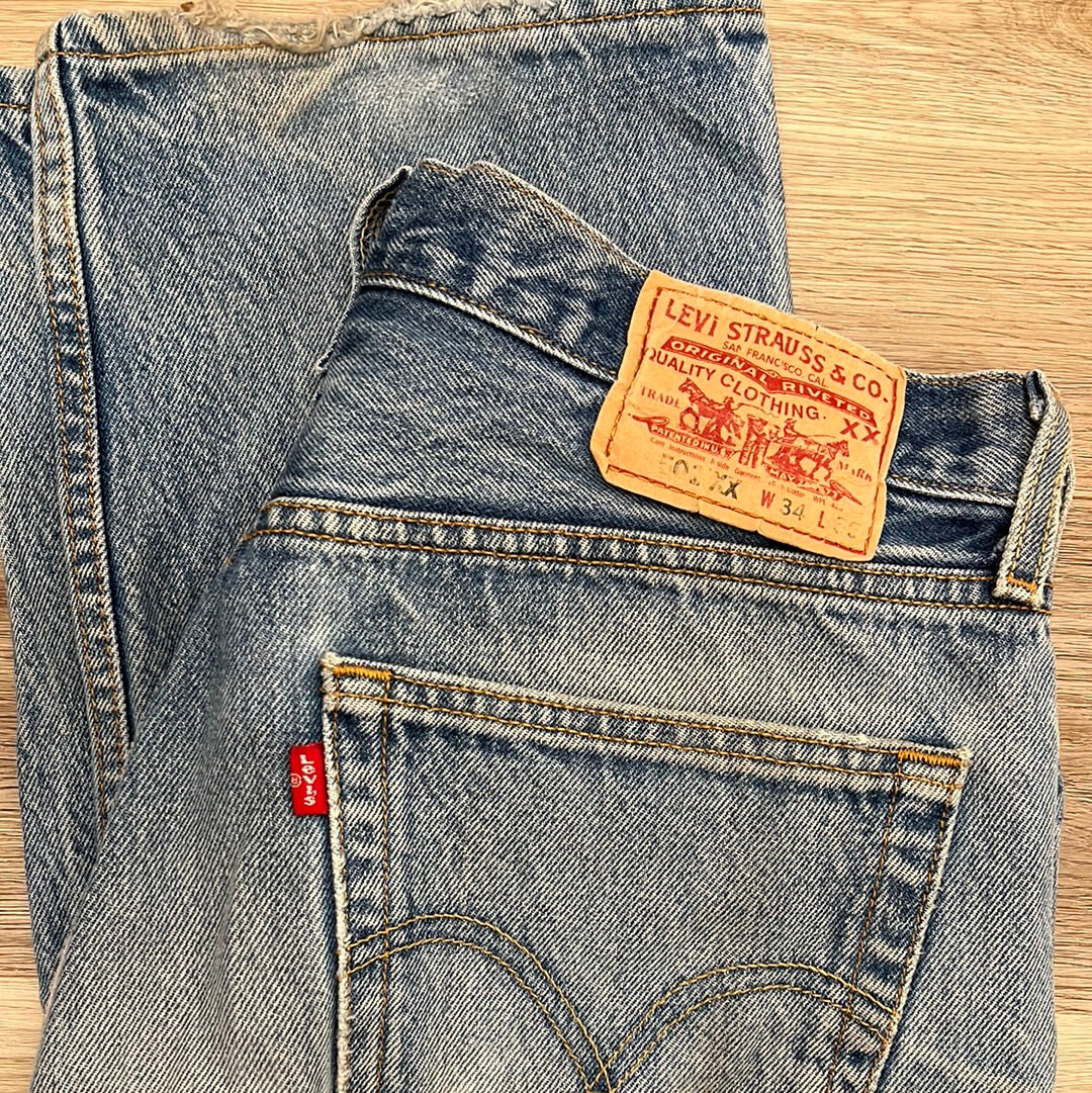 2000’s Levi’s 501XX Denim Button Fly