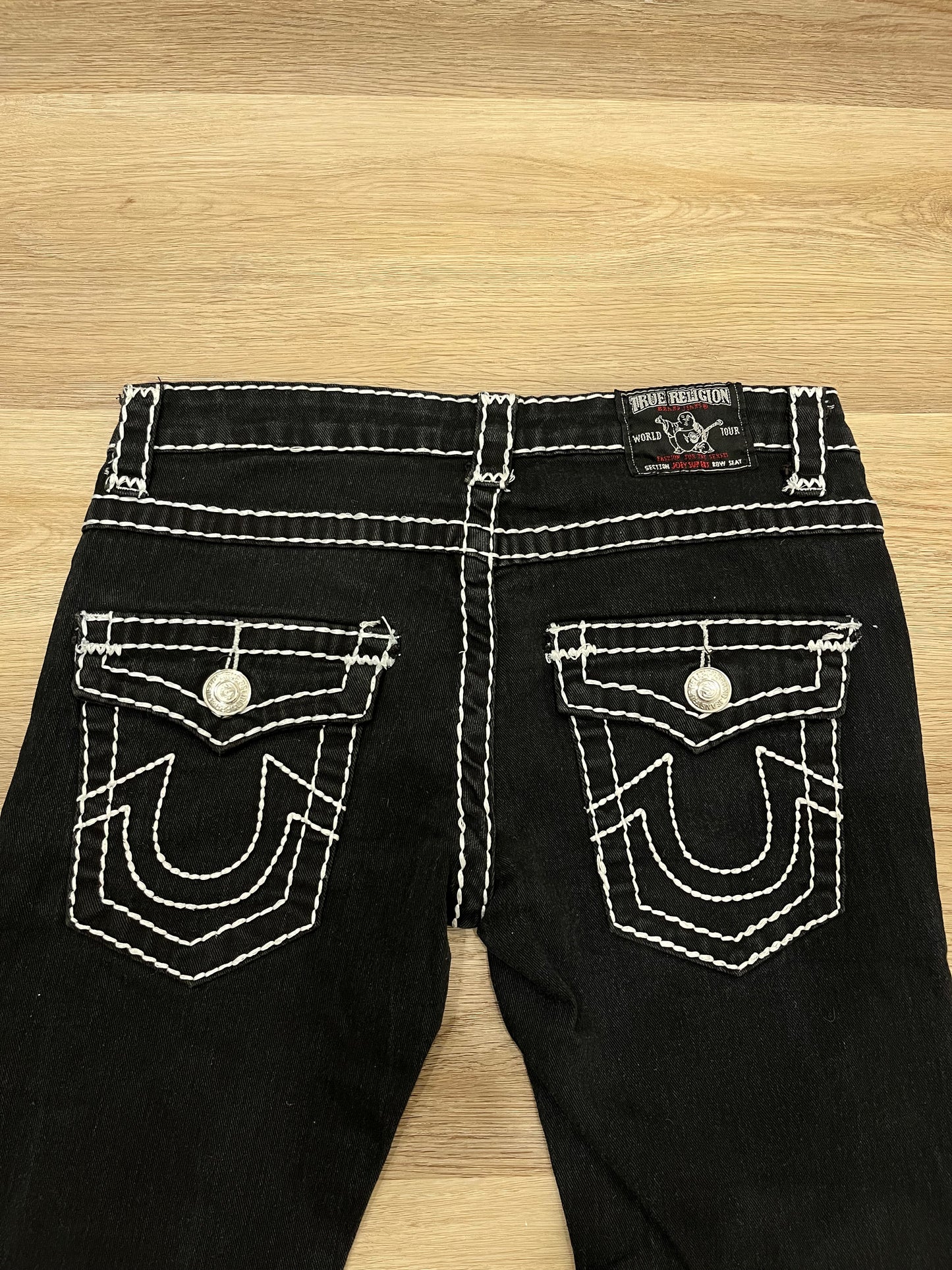 True Religion Joey Super T Black Denim