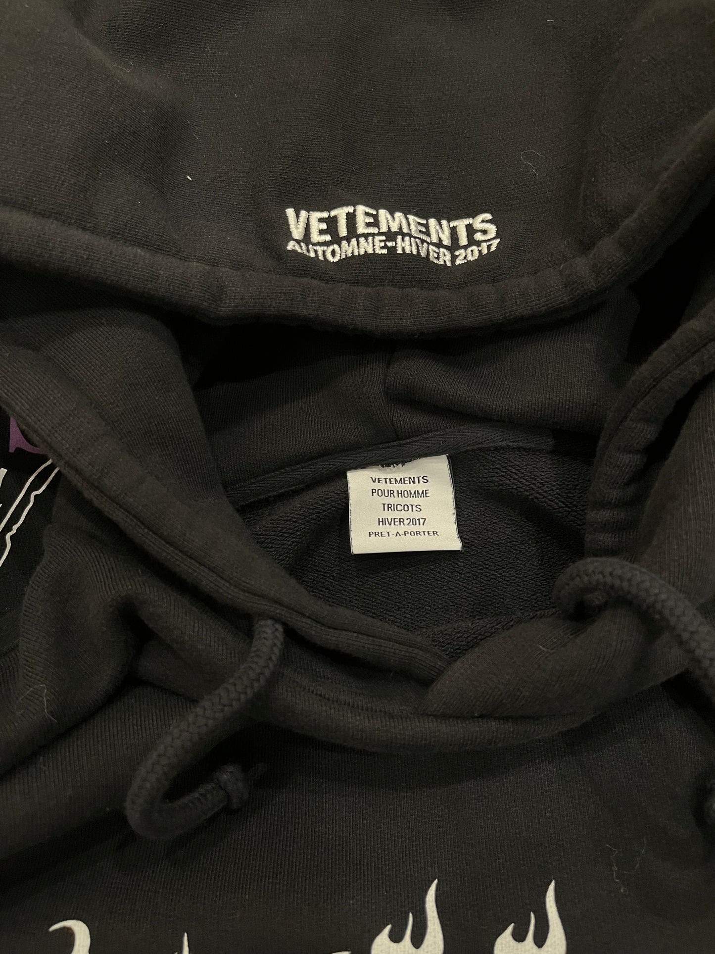 Vetements Total Fucking Darkness Hoodie