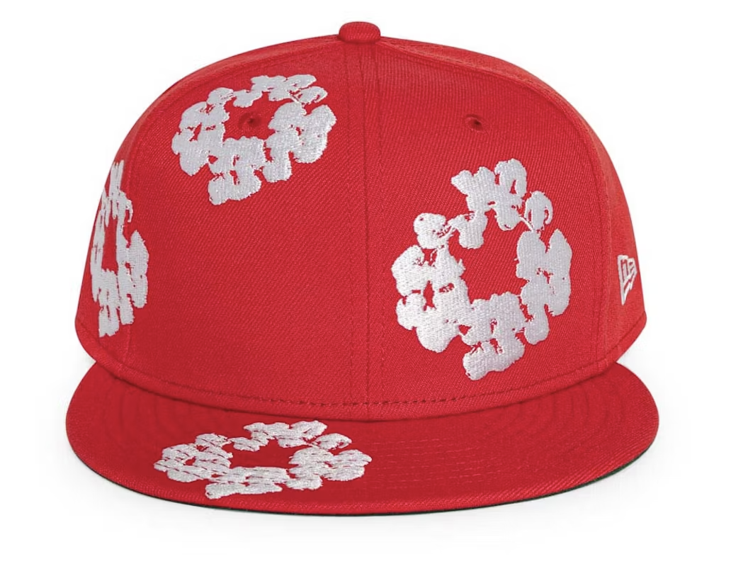 Denim Tears New Era Fitted Red