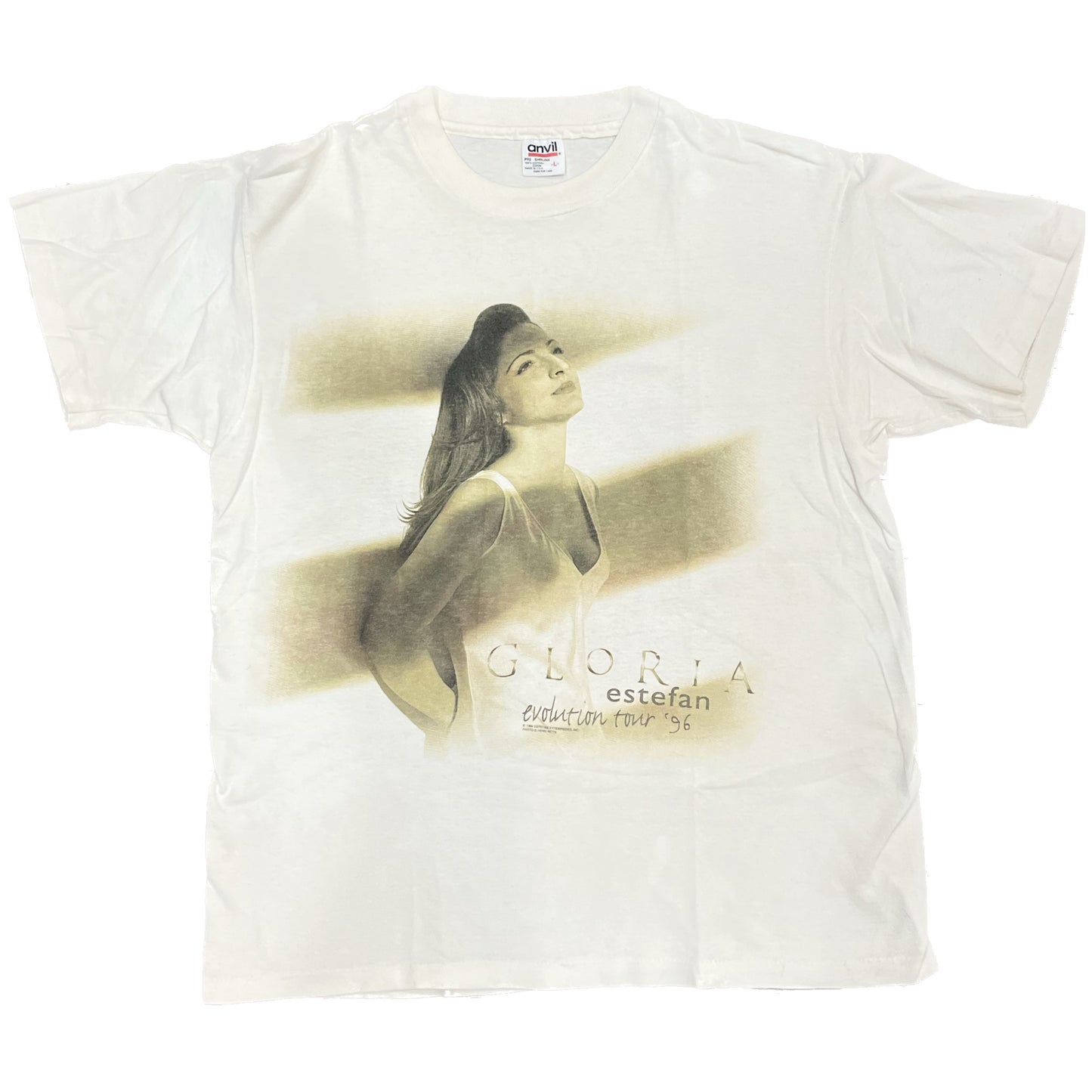 1996 Gloria Estefan Evolution Tour Tee